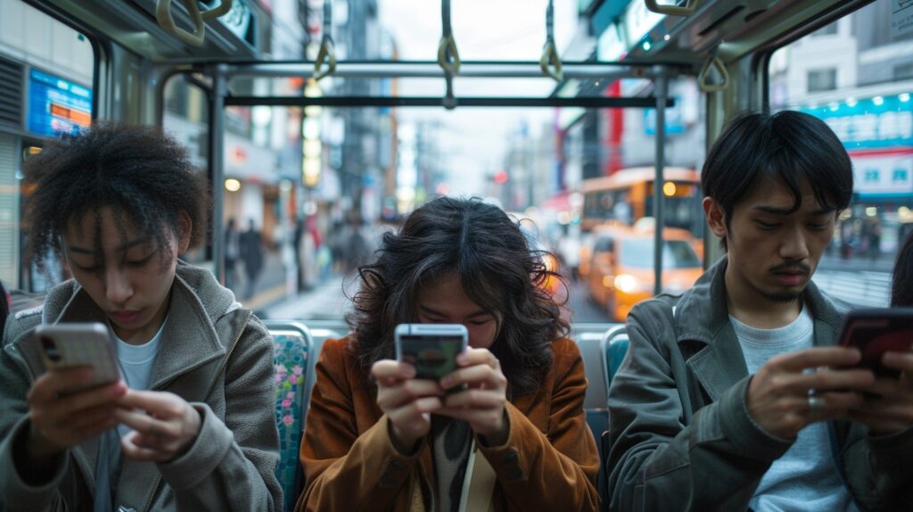 Creating your own reality: phone zombies