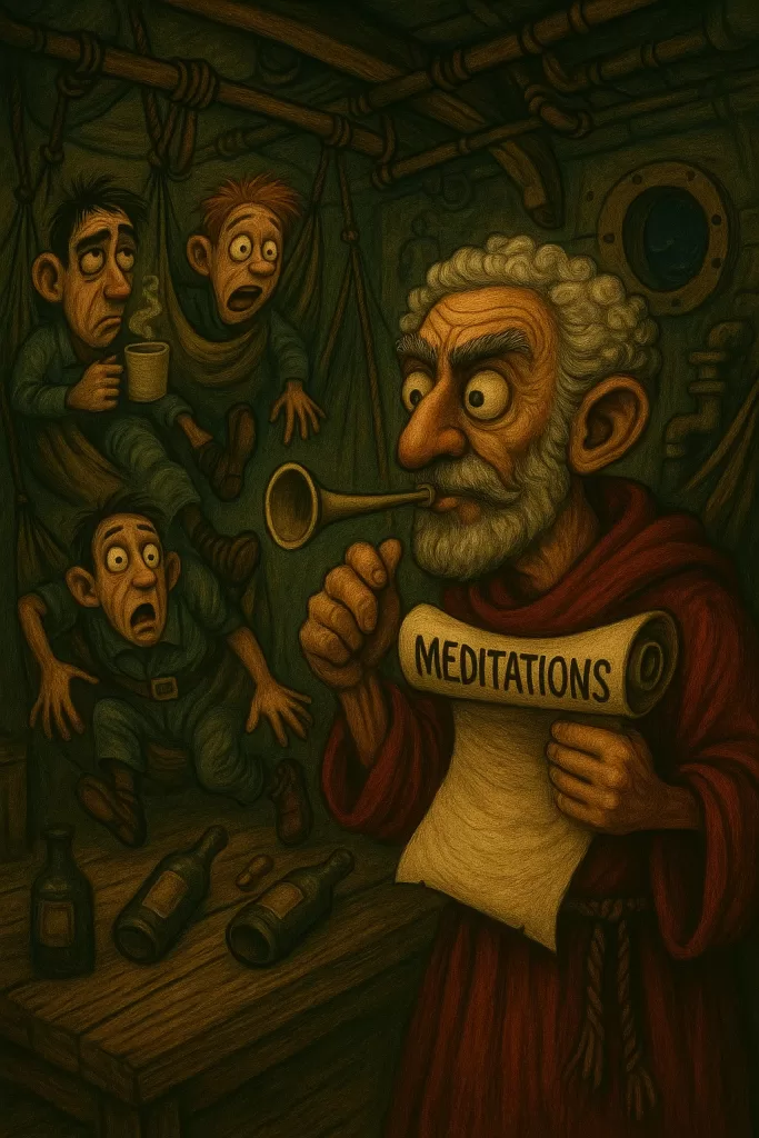 Facebook Snooze for 30 days: Marcus Aurelias waking up Navy Sailors 